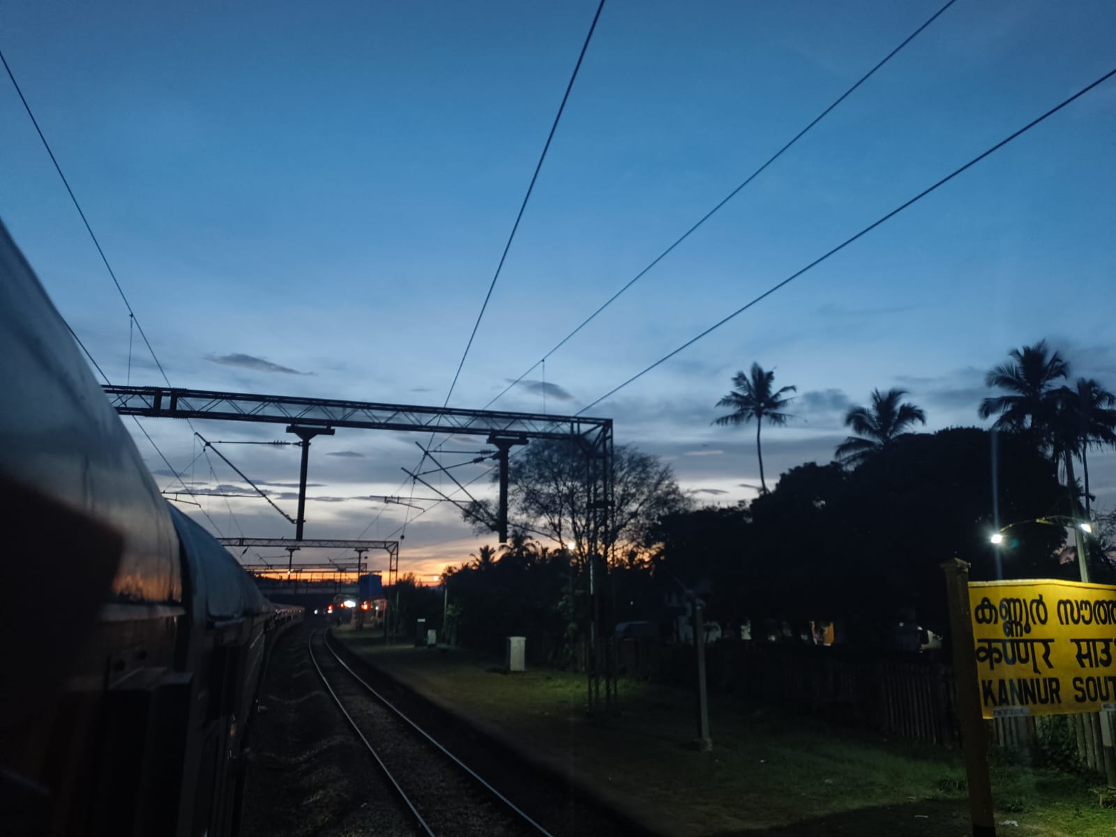 City lights at night